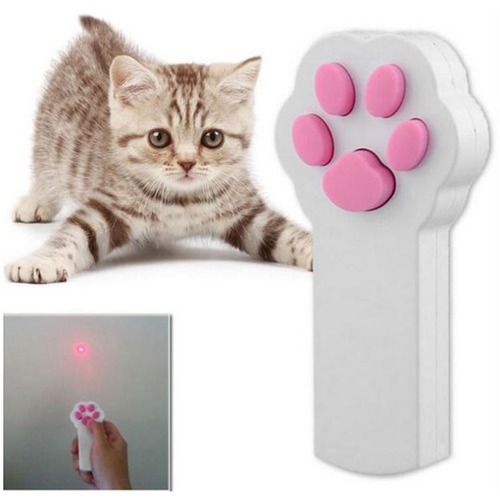 送料無料 猫 肉球 ポインター LED ビーム レーザー ネコ キャット おもちゃ 玩具 ペット CAT PAW POINTER