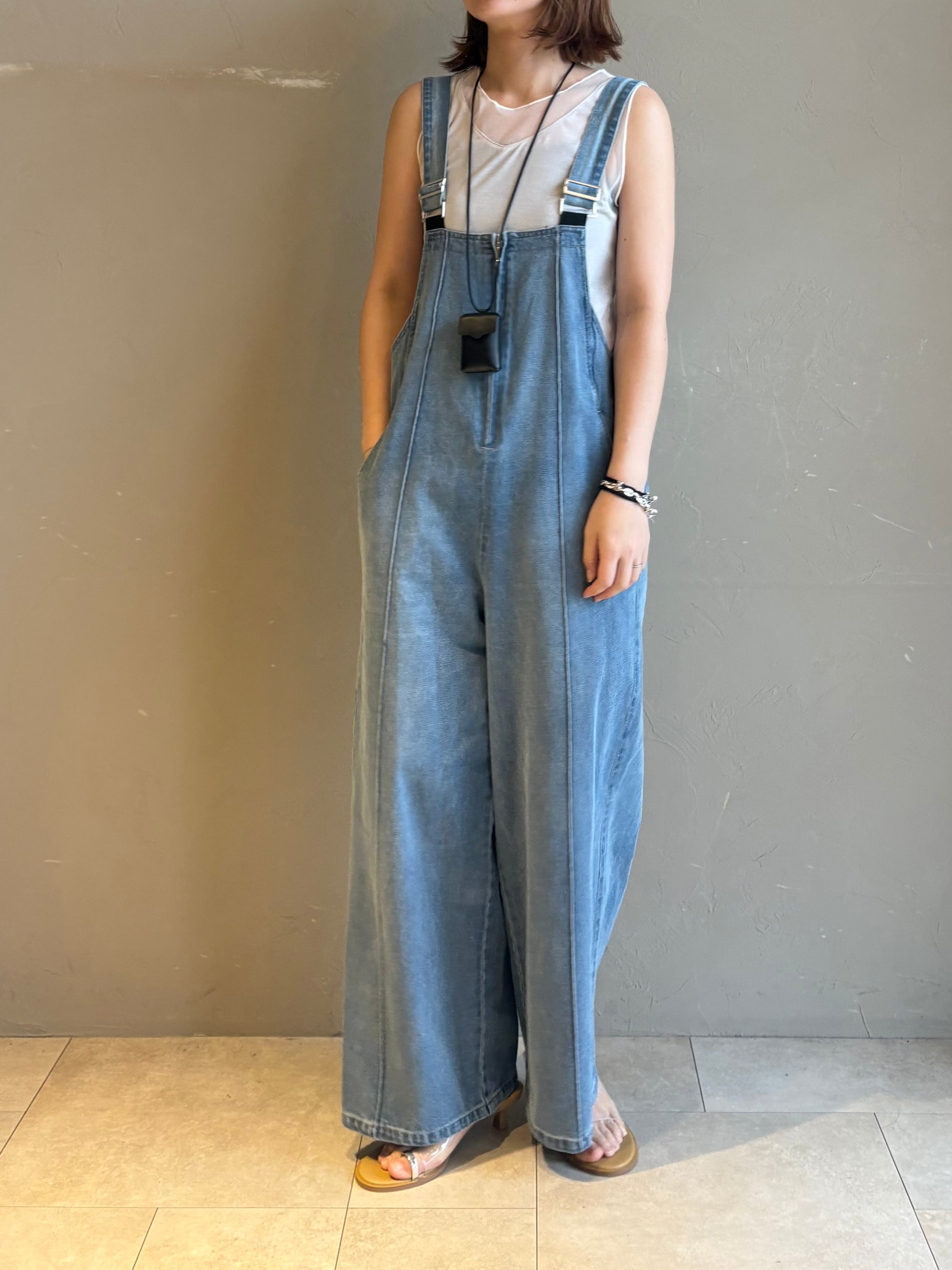 デニムジップサロペット | valance 福井｜レディース セレクトショップ