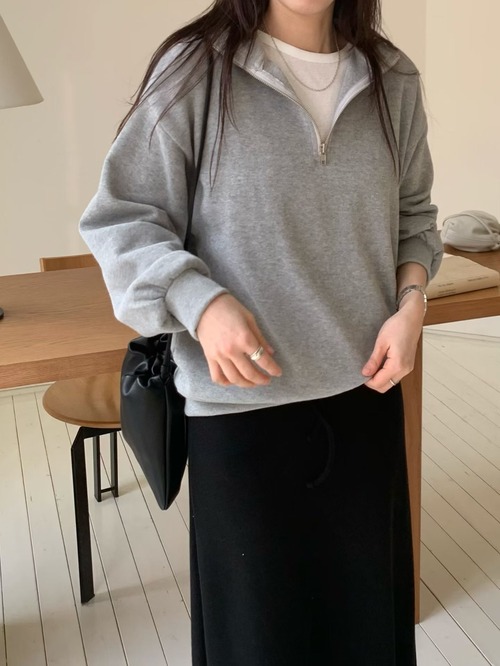 (予約) fl lanel / Harp zip up 2color