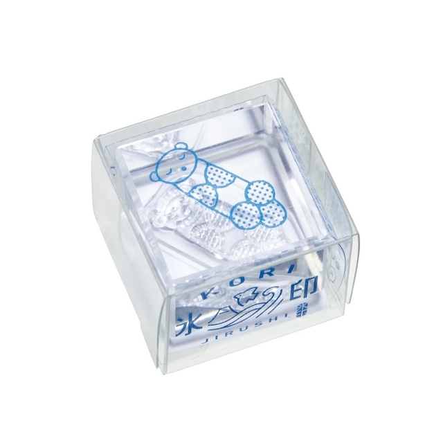 【しまむらひかり】氷印・透明スタンプ小「ラッコ」