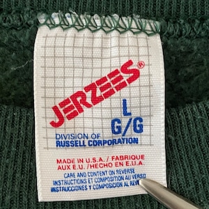 【JERZEES】80s 90s USA製 スウェット トレーナー 秋 カボチャ トウモロコシ ペイント L ビンテージ US古着