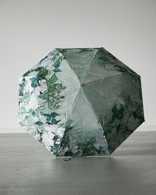 白薔薇　三つ折り傘　［sam092]