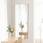 コストコ再販商品 7Life 立て掛けミラー 割れない 鏡 120 x 40cm ホワイト