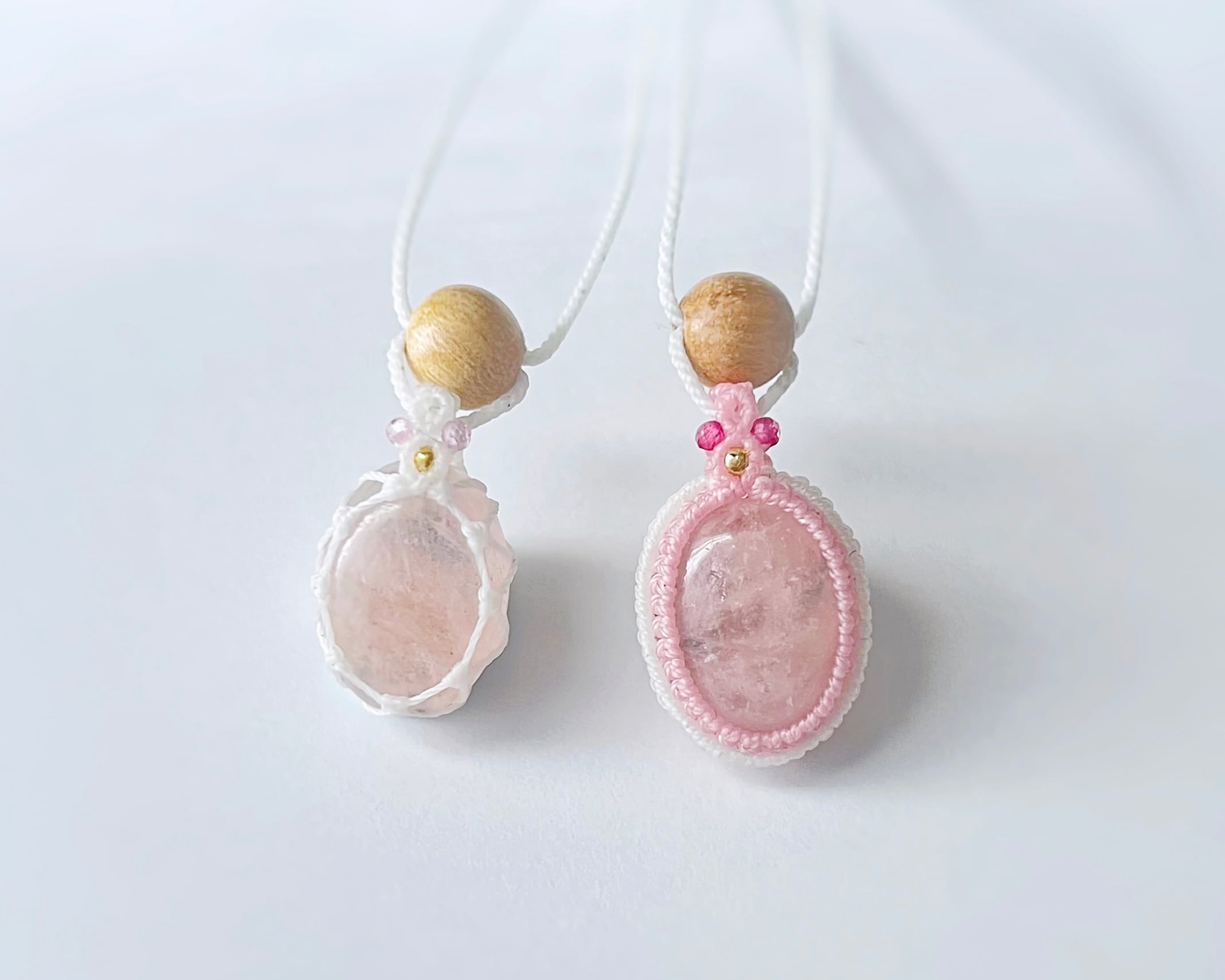 香木アロマネックレス(花結び)