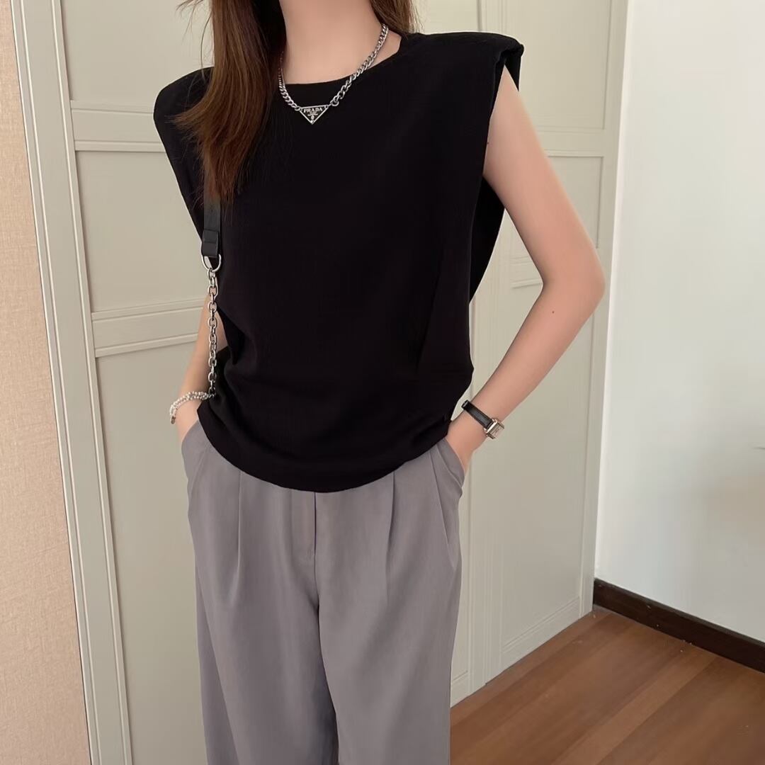 パワーショルダースリーブレストップス　AJ1050-6612