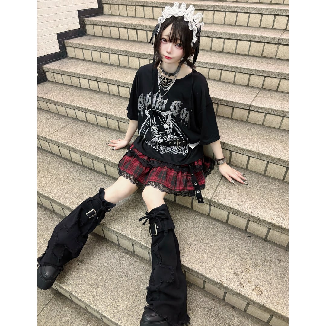 ラメ Goblin Cat Tシャツ | VOLCAN&APHRODITE