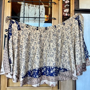 シルク巻きスカート9011