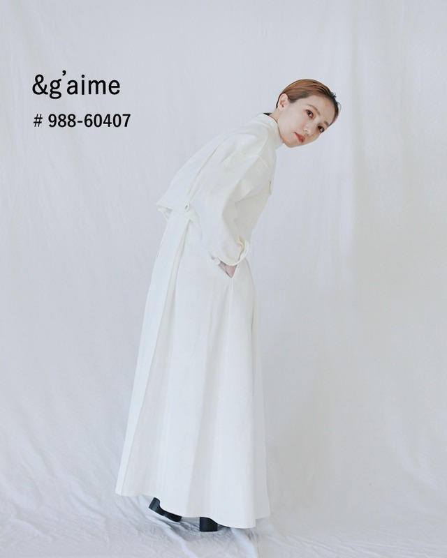 【40%OFF】デニムステッチワンピース [&g'aime] /988-60407