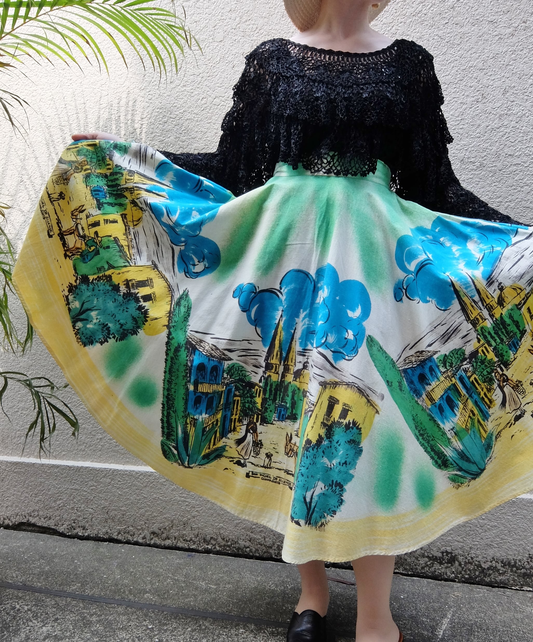 50's-60's Mexican circular skirt／50-60年代 メキシカンサーキュラー