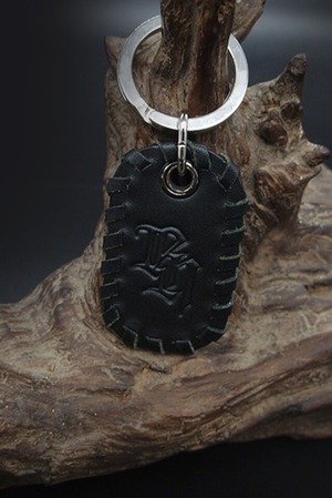 Dog tag key holder/Lizard（カモフラージュ）/Mat Black   RizardHead