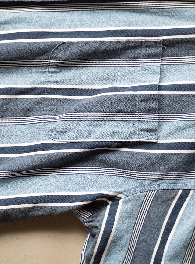 "FADED GLORY" 1990s Multi stripe shirt