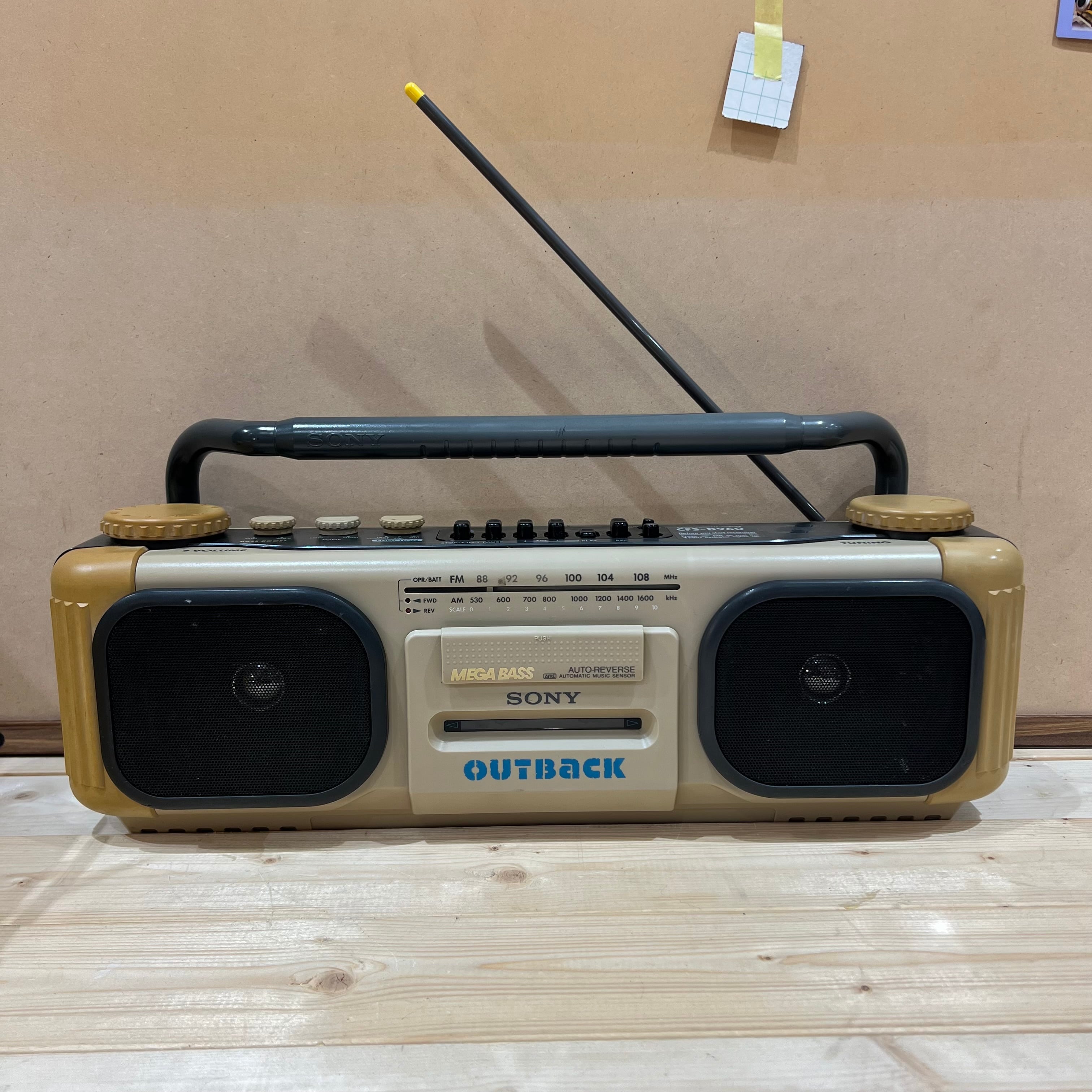 完動品]パナソニック ショックウェーブ カセットプレーヤーshockwave