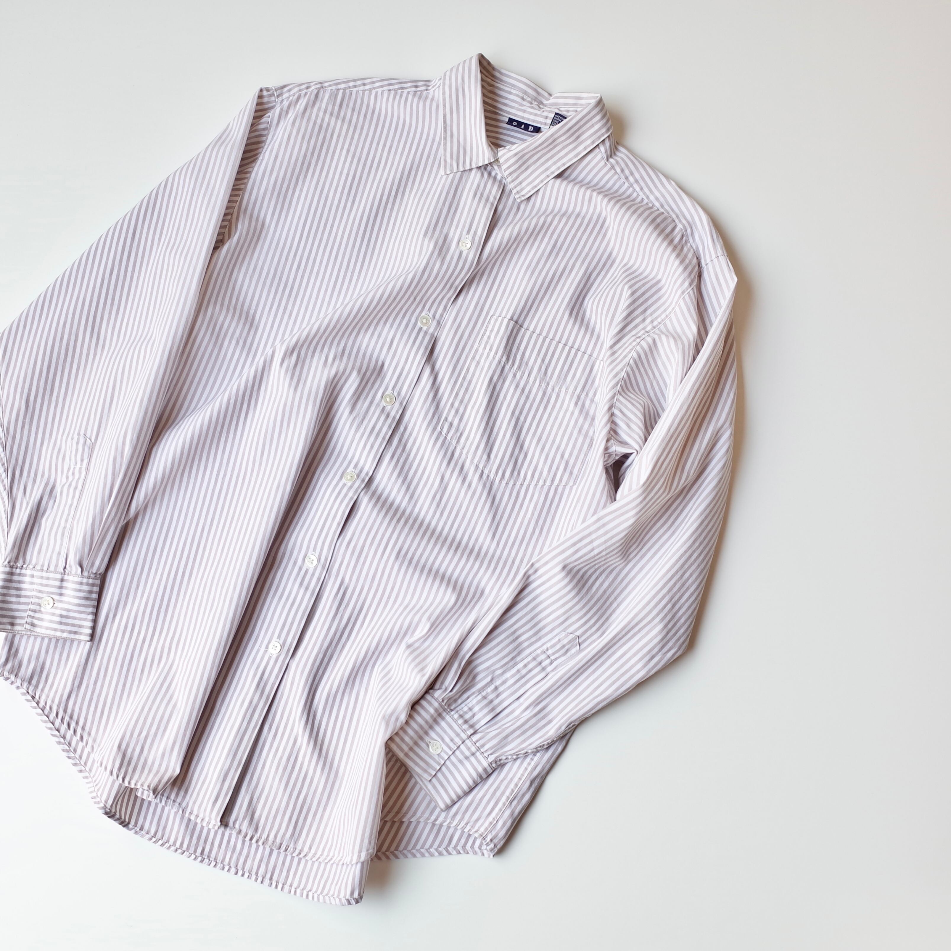 90s OLD GAP stripe shirt