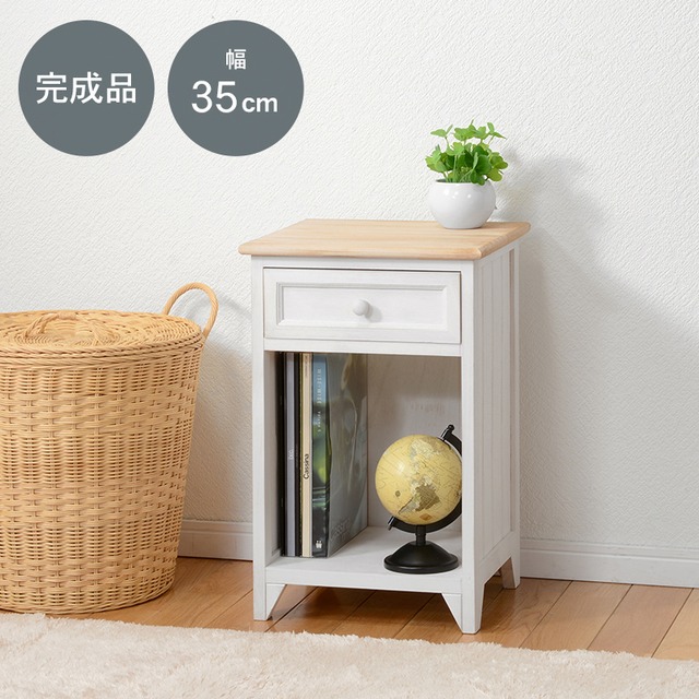 テレビ台 TV台-MTV-アンティークホワイト 74×34×40cm スタンド ローボード 完成品