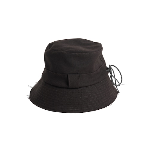 FILL THE BILL CUT OFF BUCKET HAT (BROWN)