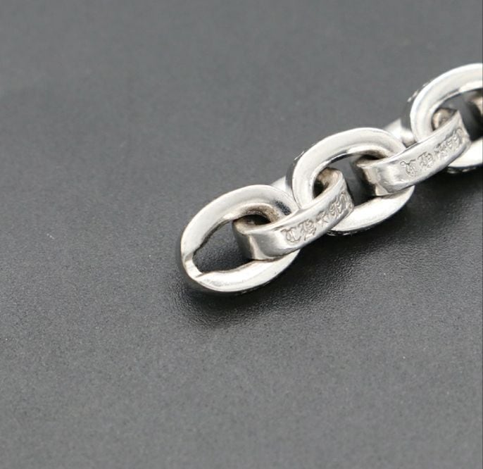 CHROME HEARTS クロムハーツ K18WG ラージ ペーパーチェーン
