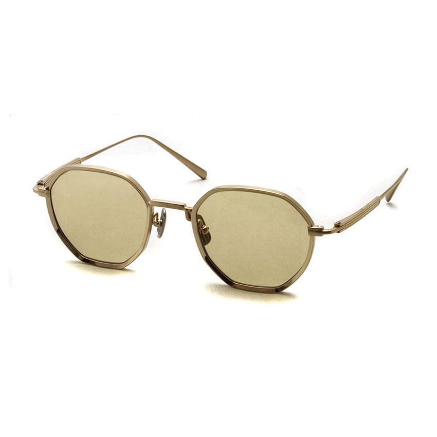 Lunetta BADA / 73/07 / 1020 WHITE GOLD - LIGHT BROWN lenses