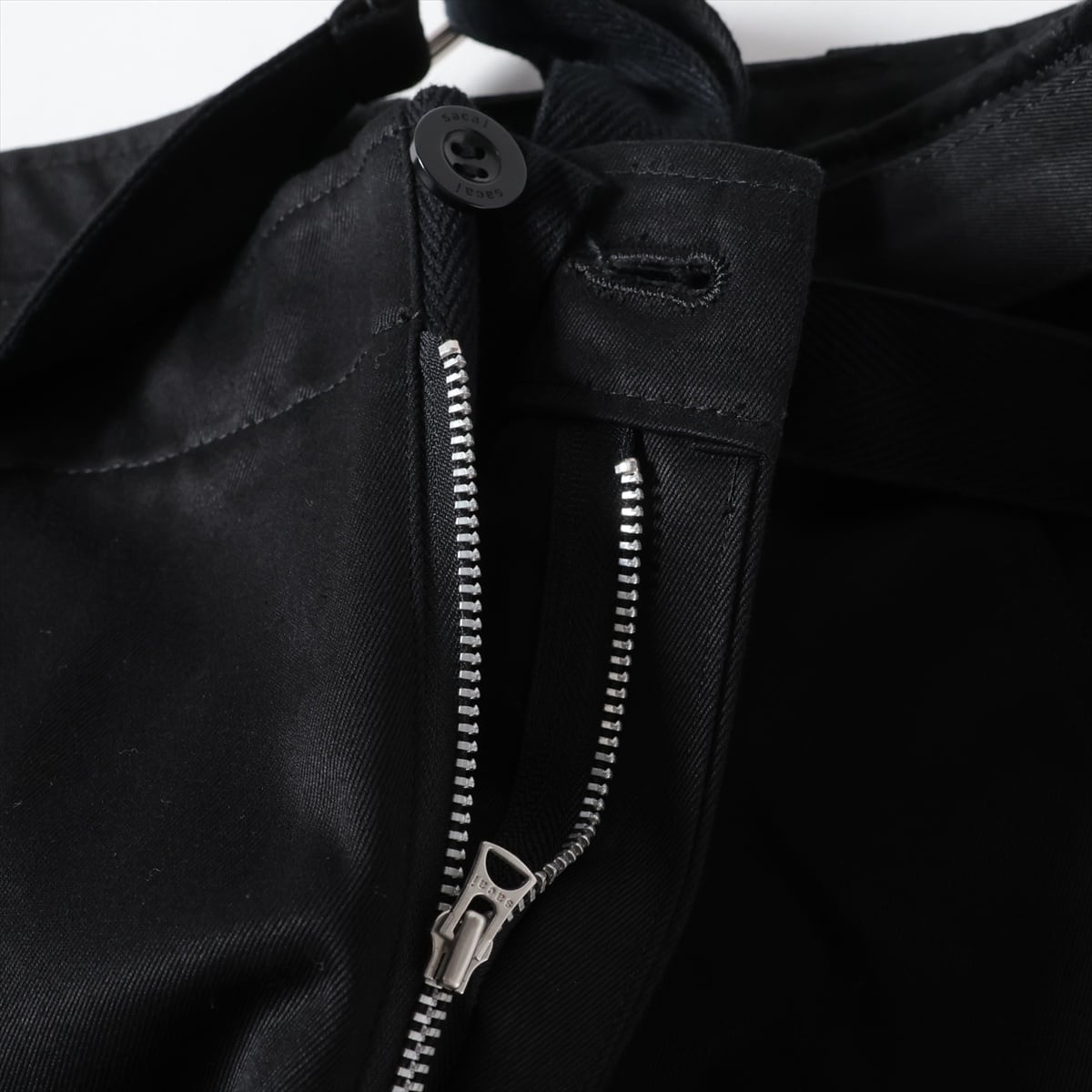 Rare◇SACAI Cotton Black Belt SCM-313 872 | topstock