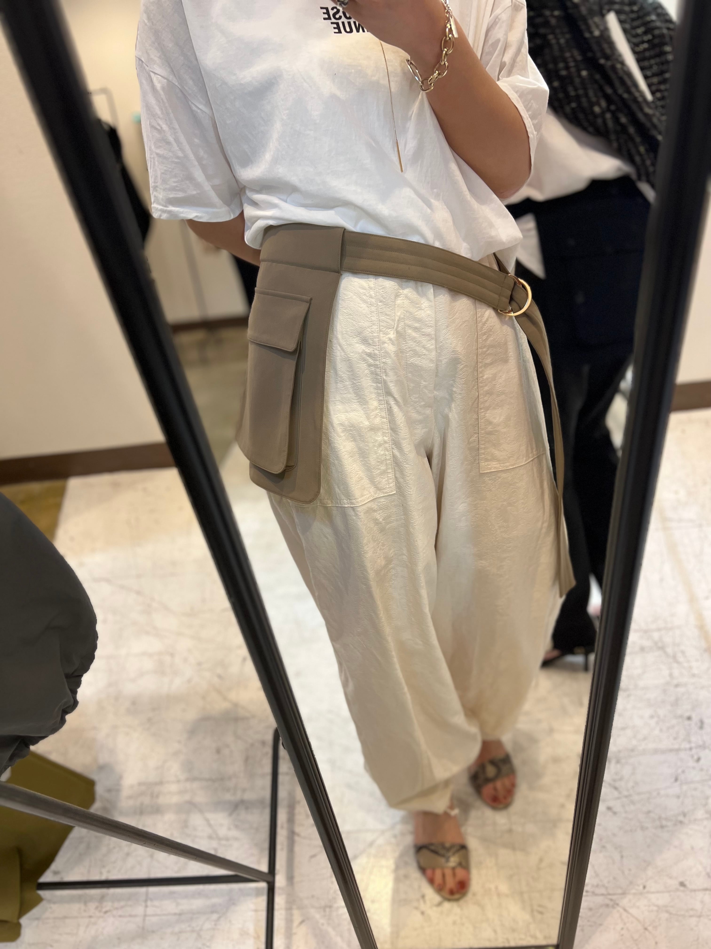 【CHIGNON】手持ちのパンツ・スカートにミリタリーテイストを○ポケット付きベルト　
