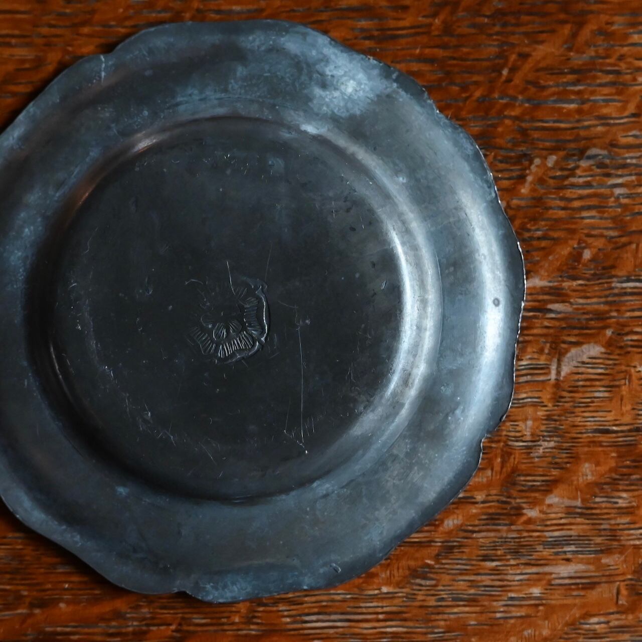 Pewter Plate / ピューター プレート【G】〈 お皿・エタン・収納・店舗