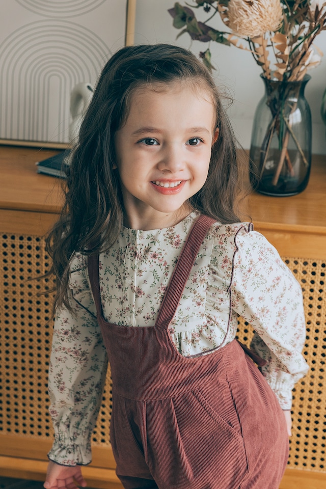 バッククロスサロペットパンツ<Pink>