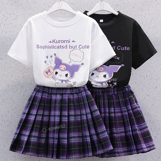 【110㎝-170㎝】セットアップ　キャラクター　2点セット　トップス　パンツ　Tシャツ　トレンド　カジュアル　子供服 人気　