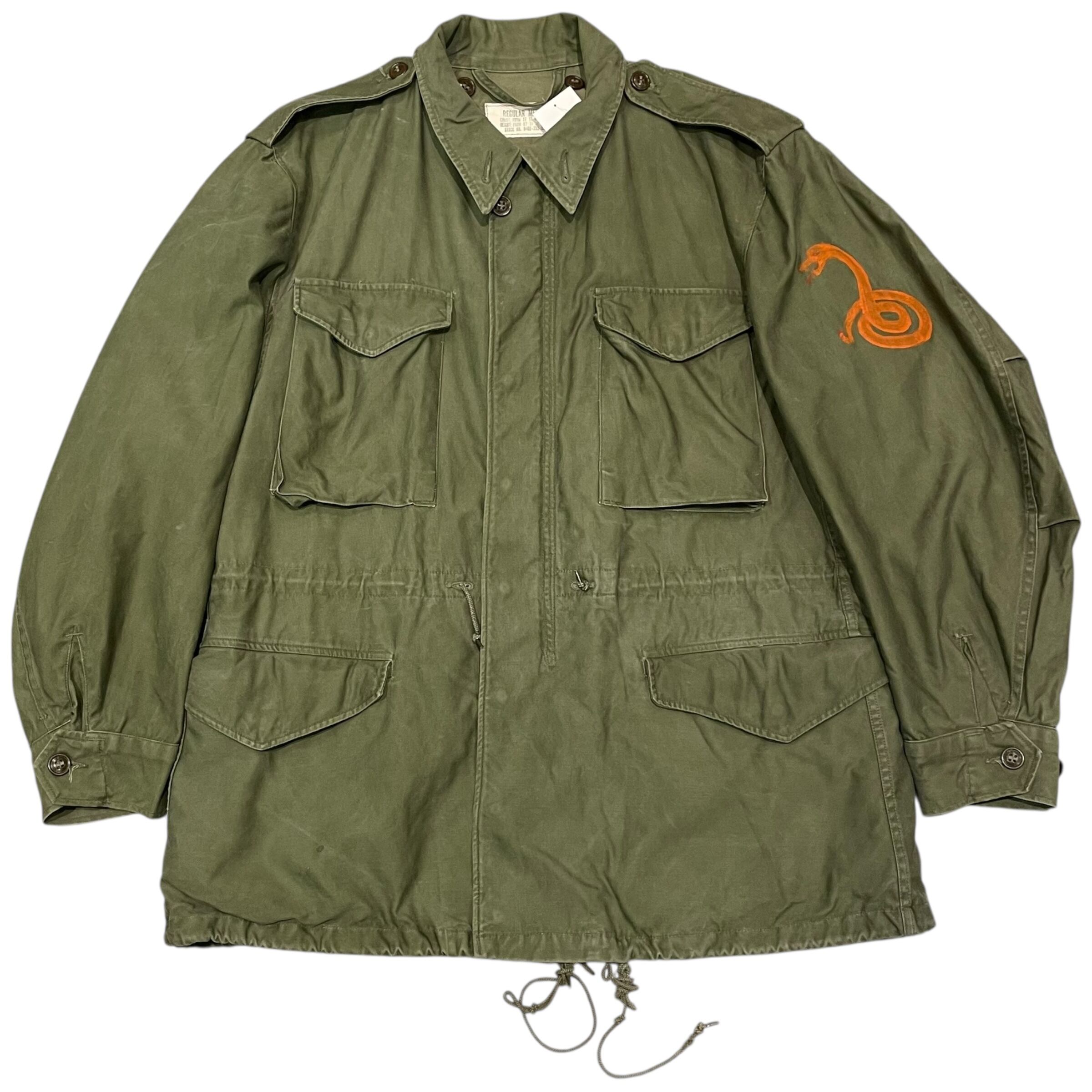 1956s U.S.ARMY M-51 "Paint custom" Field jacket