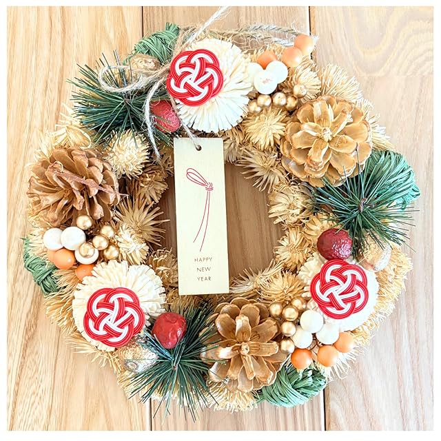 リース エクリュ 大きめ 新築祝い 38cm 造花 インテリア おしゃれ 開店