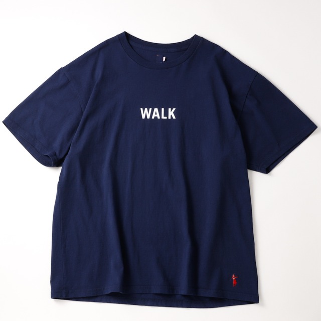 【新品】SUNSHINE＋CLOUD special limited edition big size Teeshirt "WALK - AROUND" made in USA ／ サンシャインクラウド MINTENS限定品 USA製 ビッグサイズ Tシャツ XXL Navy
