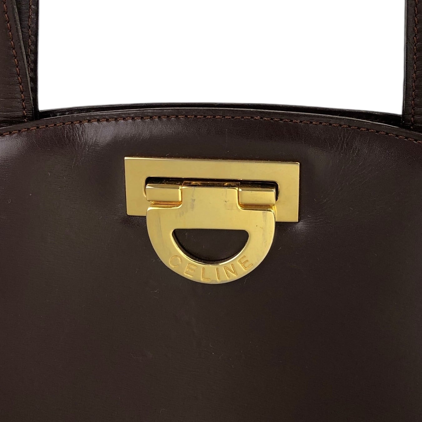 CELINE セリーヌ ショルダーバッグ ブラウン ホースビット