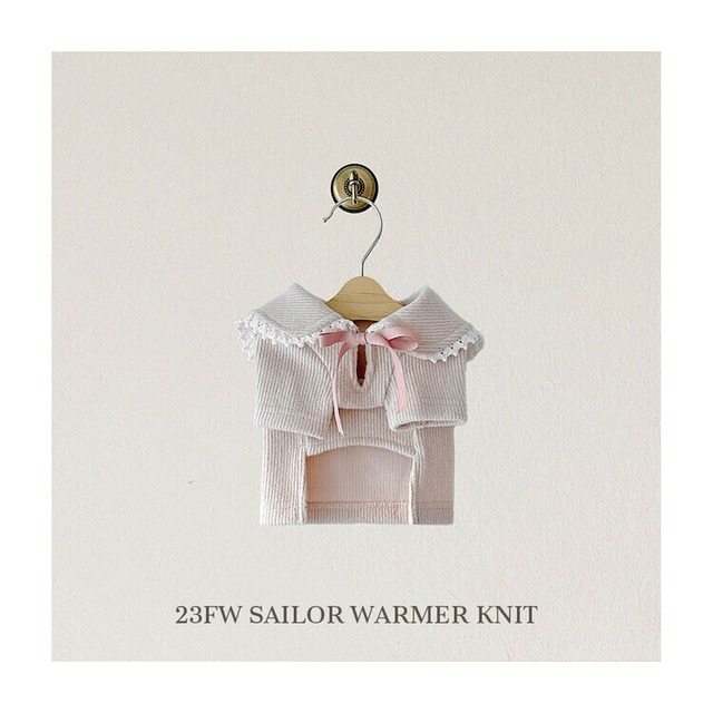 即納【chouchou&chourr】SAILOR WARMER KNIT (pink)