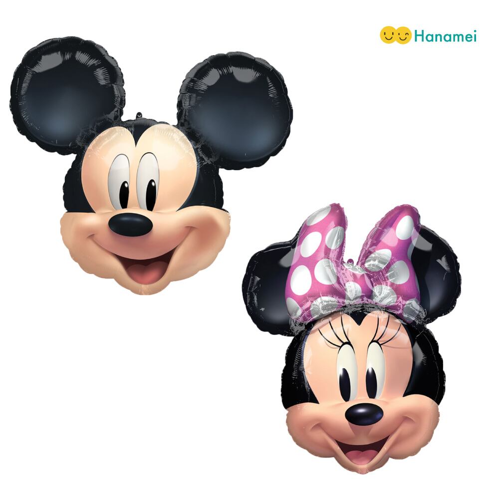 ミッキー ミニー フェイスシェイプ バルーン フィルムバルーン ディズニー Hanamei ミッキー ミニー フェイスシェイプ バルーン フィルムバルーン ディズニー Hanamei