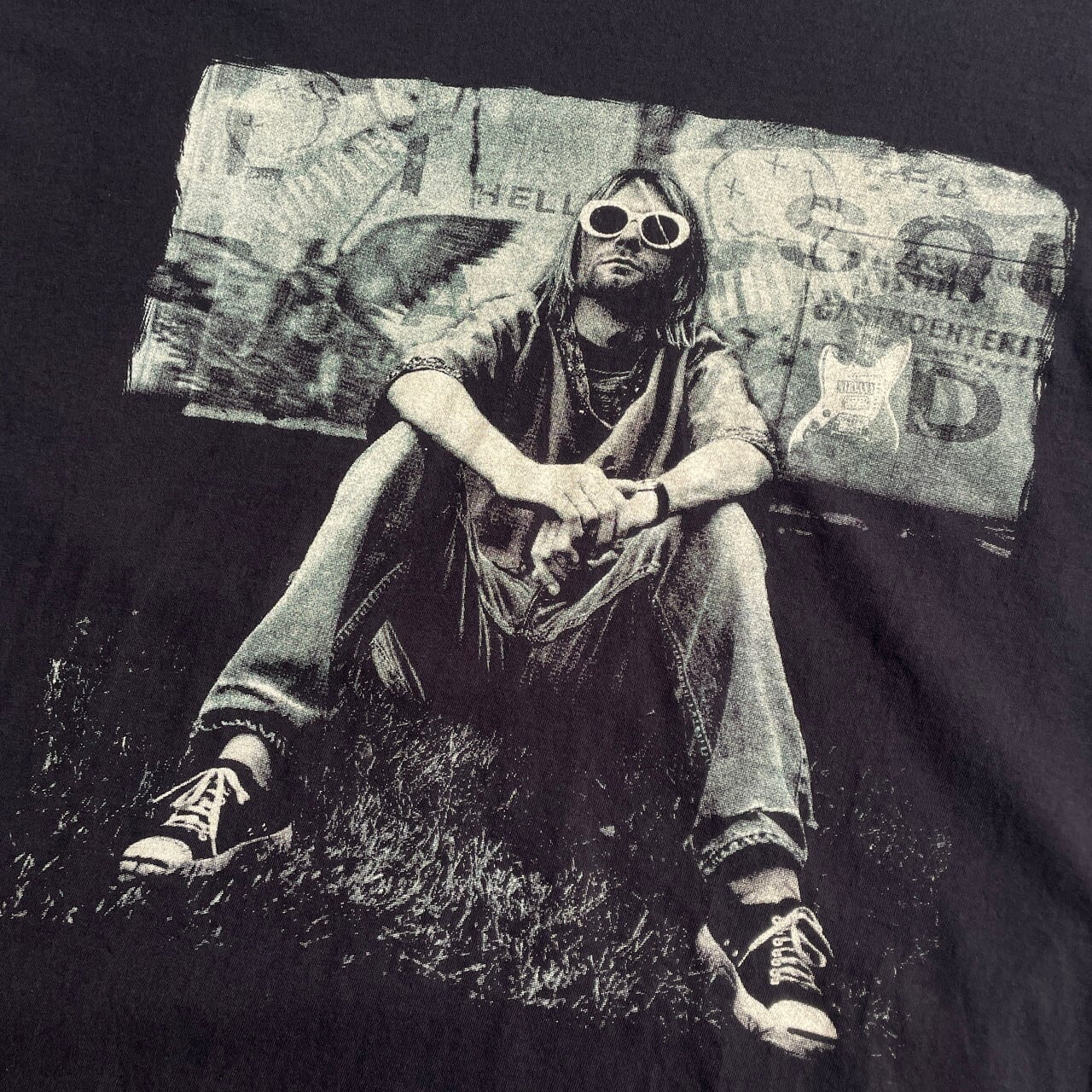 Kurt D. Cobain タイダイTシャツ 2XL 90s