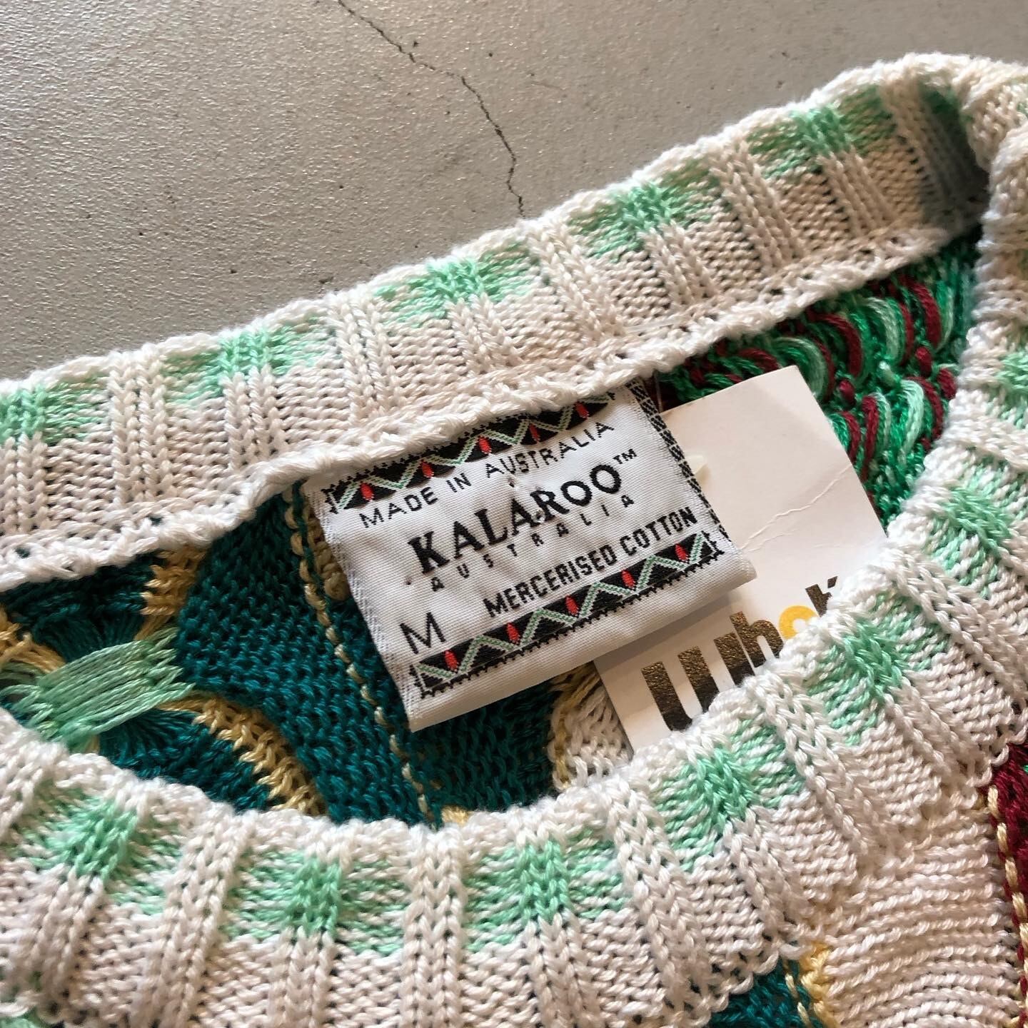 90s KALAROO AUSTRALIA 3D cotton knit【高円寺店】 | What