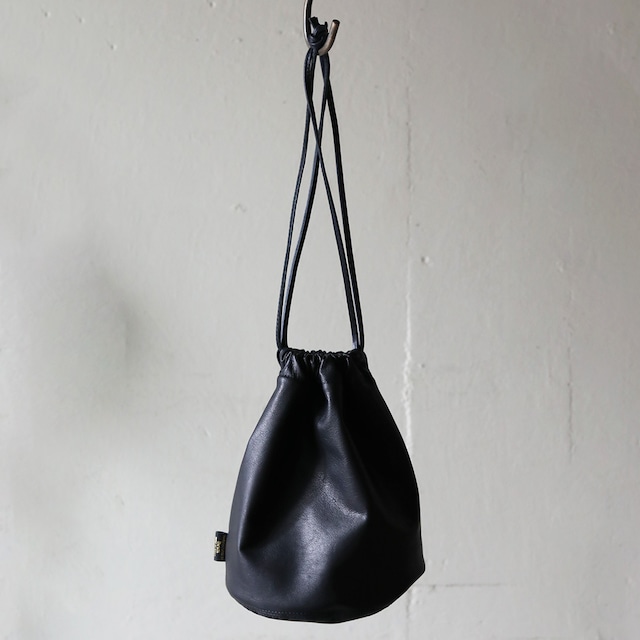 Brick (ブリック) Personal Effects Bag Goat [Black] 巾着バッグ