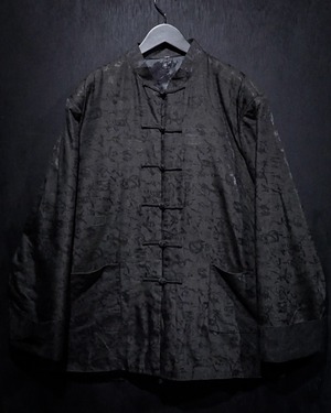 【WEAPON VINTAGE】"漢字" Pattern Vintage Loose China Shirt Jacket
