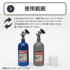 【人気の香り3種類】SUPERMAXX　Nosボトルタイプエアフレッシュナー＆ミニスニーカー用 フレグランスチップ　アソートパック