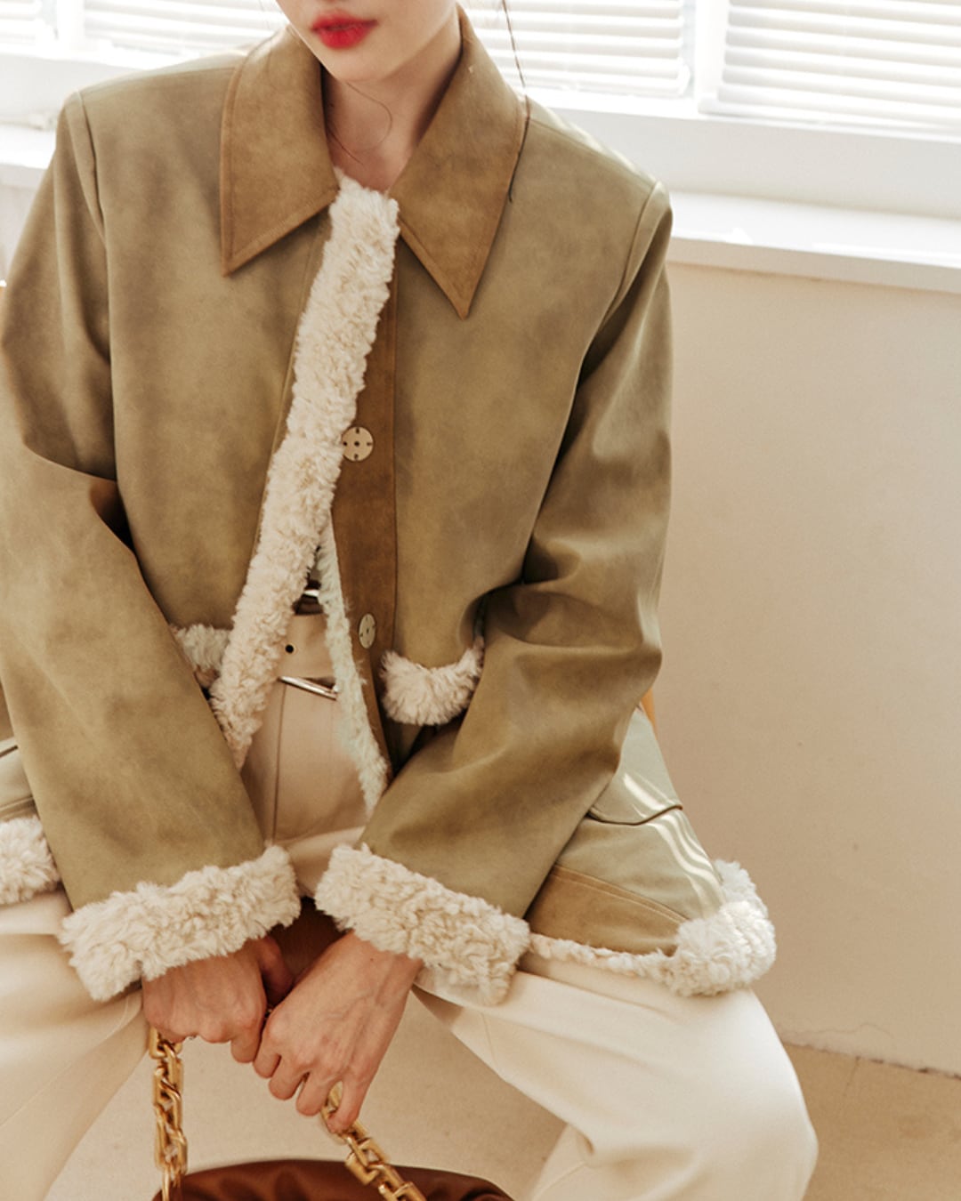 ボアスエードジャケット A25241