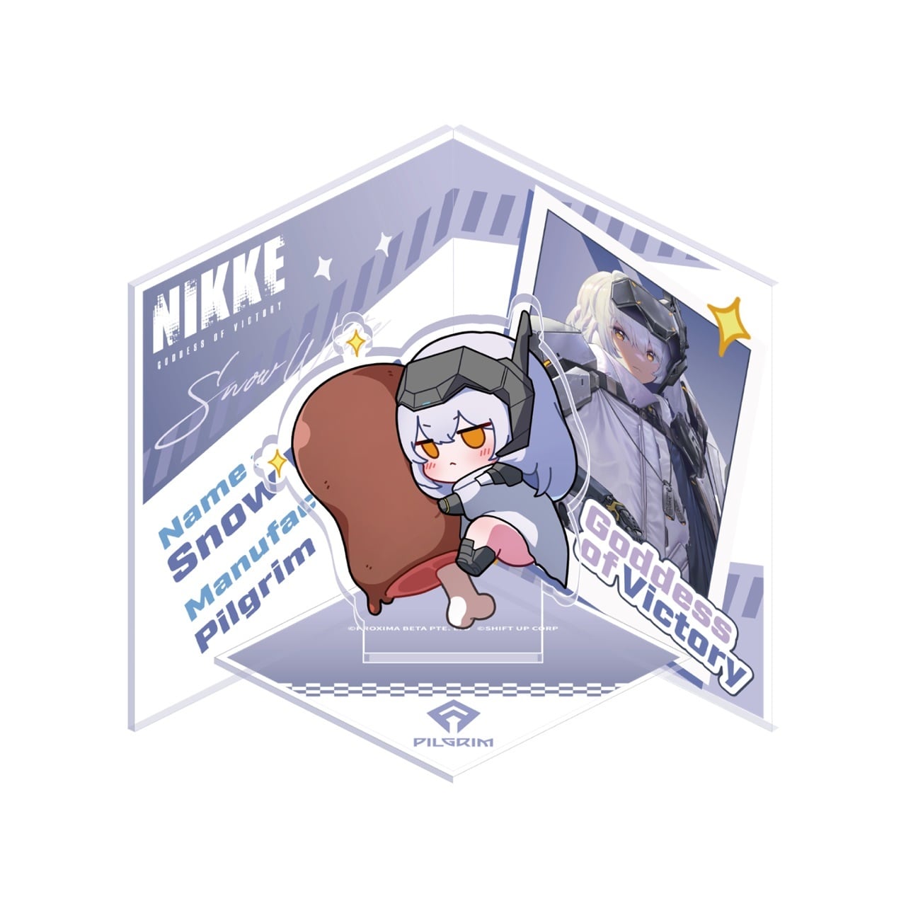 【C107事後物販】NIKKE 立体マグネット-スノーホワイト