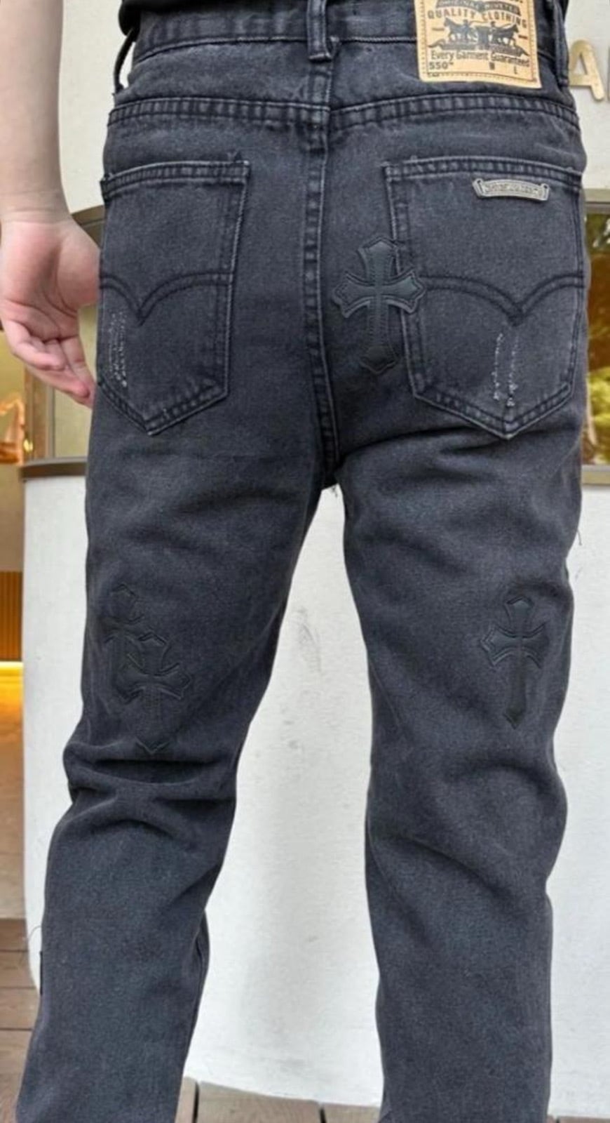 CHROME HEARTS クロムハーツ リーバイス LEVI'S 550 デニムパンツ