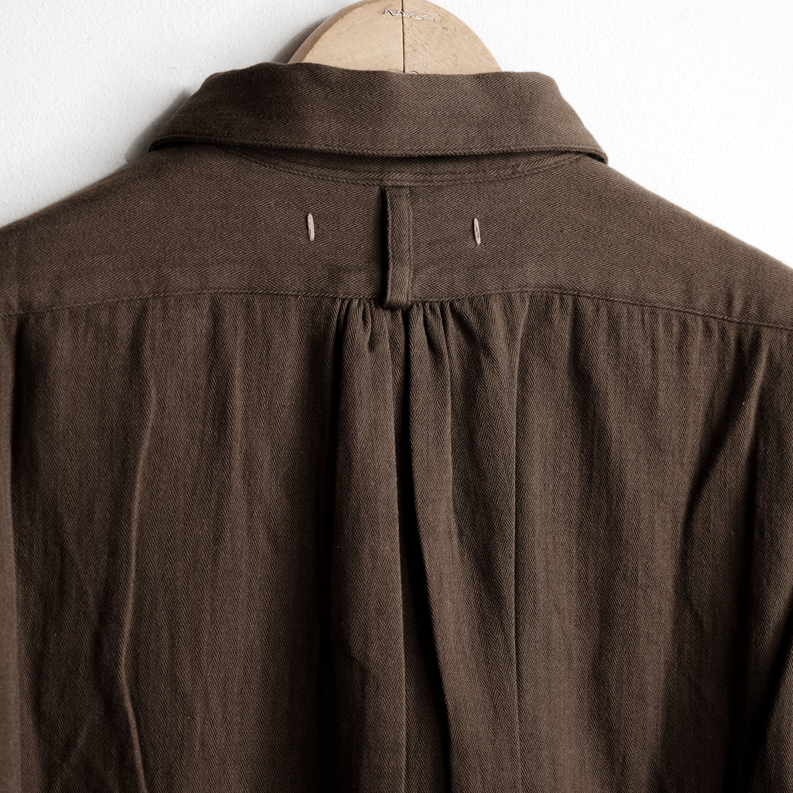 suzuki takayuki スズキタカユキ one-piece shawl-collar shirt II