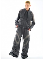 54A0 Tail Fin Patchwork Trousers