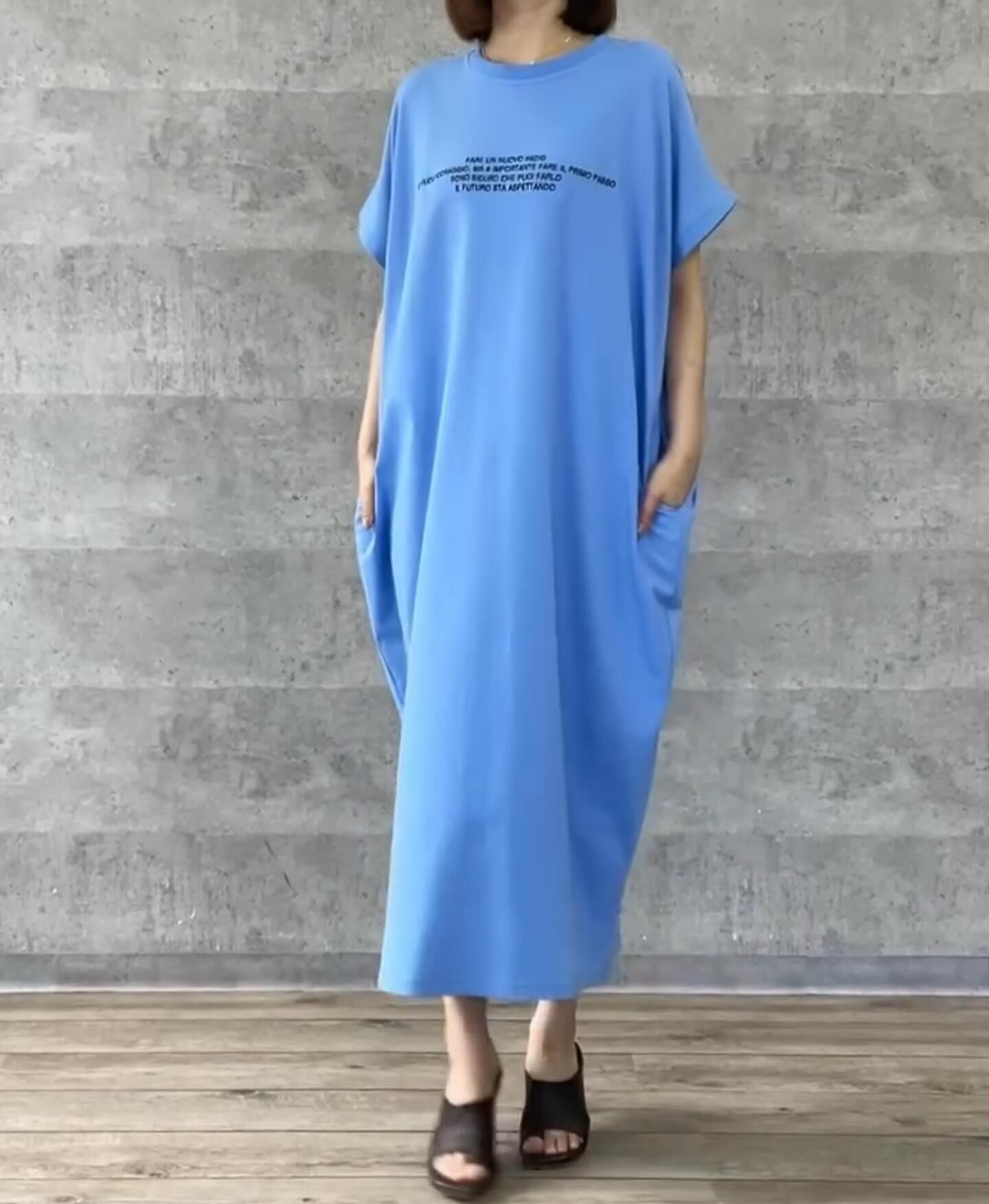 アンナケリー Annakerry エンブロイダリーフレンチカットワンピース 