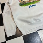 90s USA製 ONEITA アニマルスウェット 犬 白 L