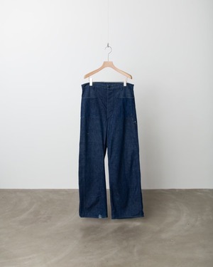 1950s~ vintage ”US NAVY” wide silhouette denim trousers
