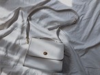 AMERICA 1990’s OLD COACH “White leather” 2way bag