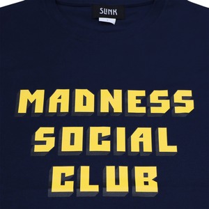 SLINK (スリンク) "MADNESS SOCIAL CLUB MSC BOX S/S Tee"(NVY)