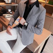 hound stooth casual suit jacket 00206
