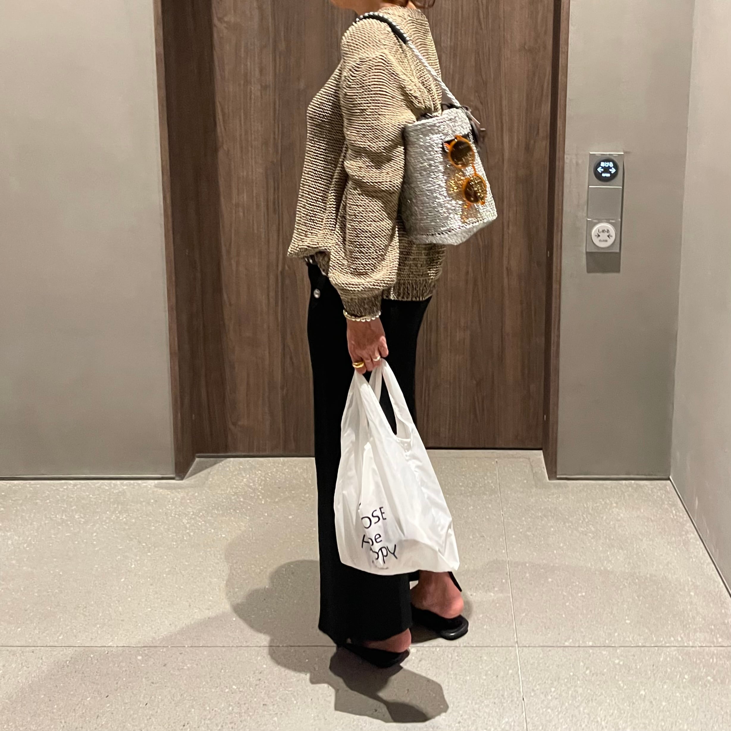 OVAL Shoulder Kago Bag / メガネホルダー＆選べるマルシェバッグ付