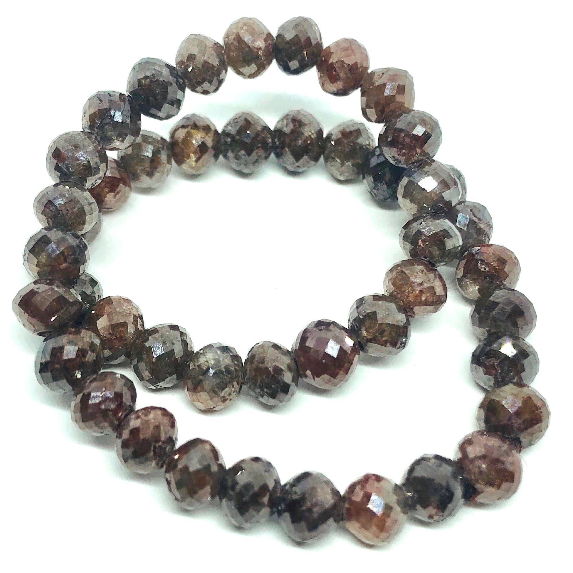 449. ブラウンダイヤモンドブレスレット5mm天然石高品質 | Kirakiranj